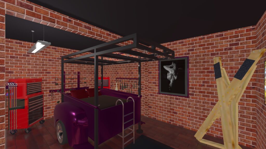 The Garage - Themed BDSM play and stay room
